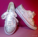Converse tenisky so swarovski kamienkami – fotka 2